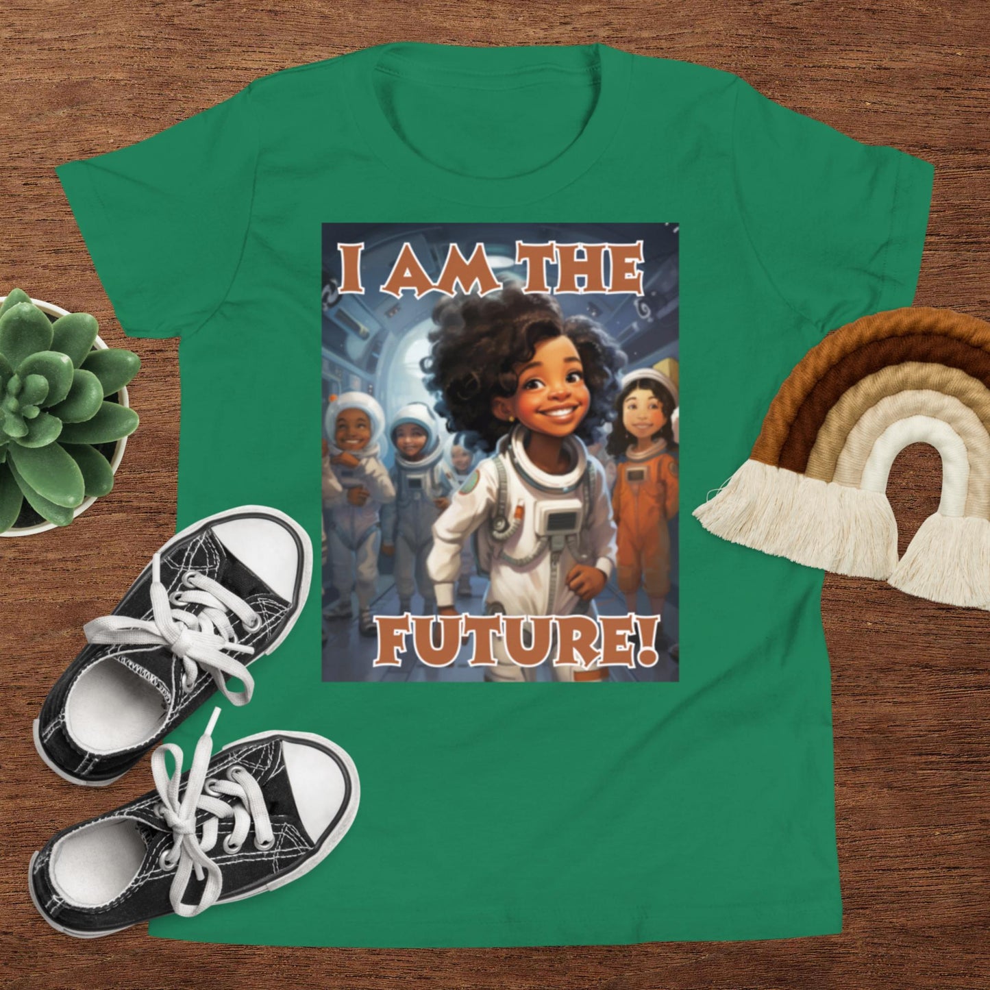 I Am the Future - Astronaut Youth Short Sleeve T-Shirt