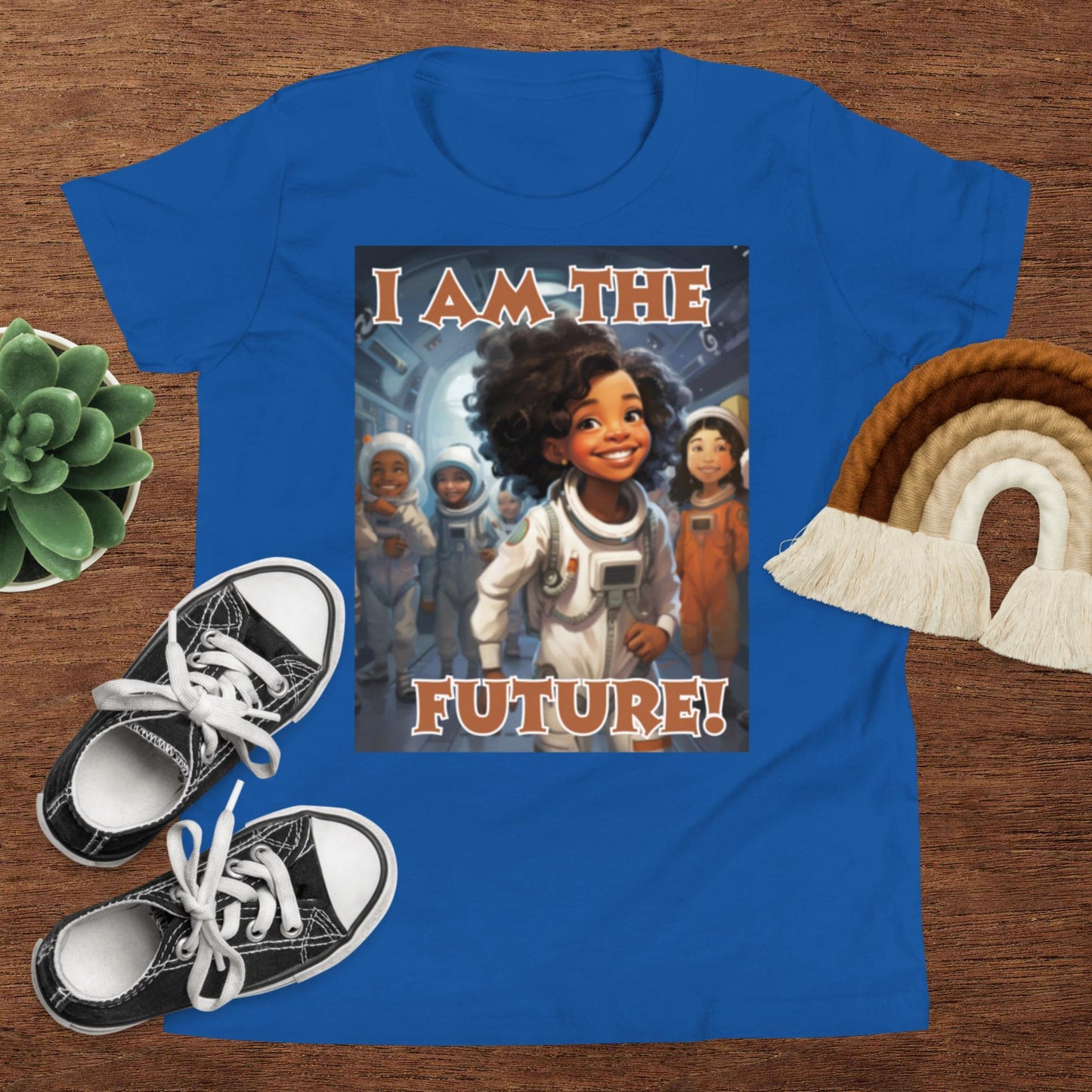 I Am the Future - Astronaut Youth Short Sleeve T-Shirt