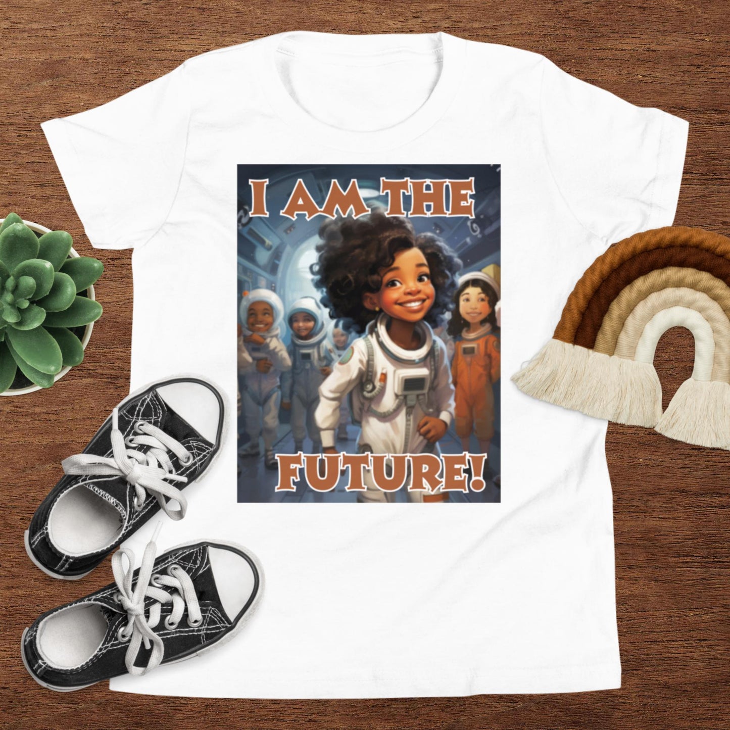 I Am the Future - Astronaut Youth Short Sleeve T-Shirt